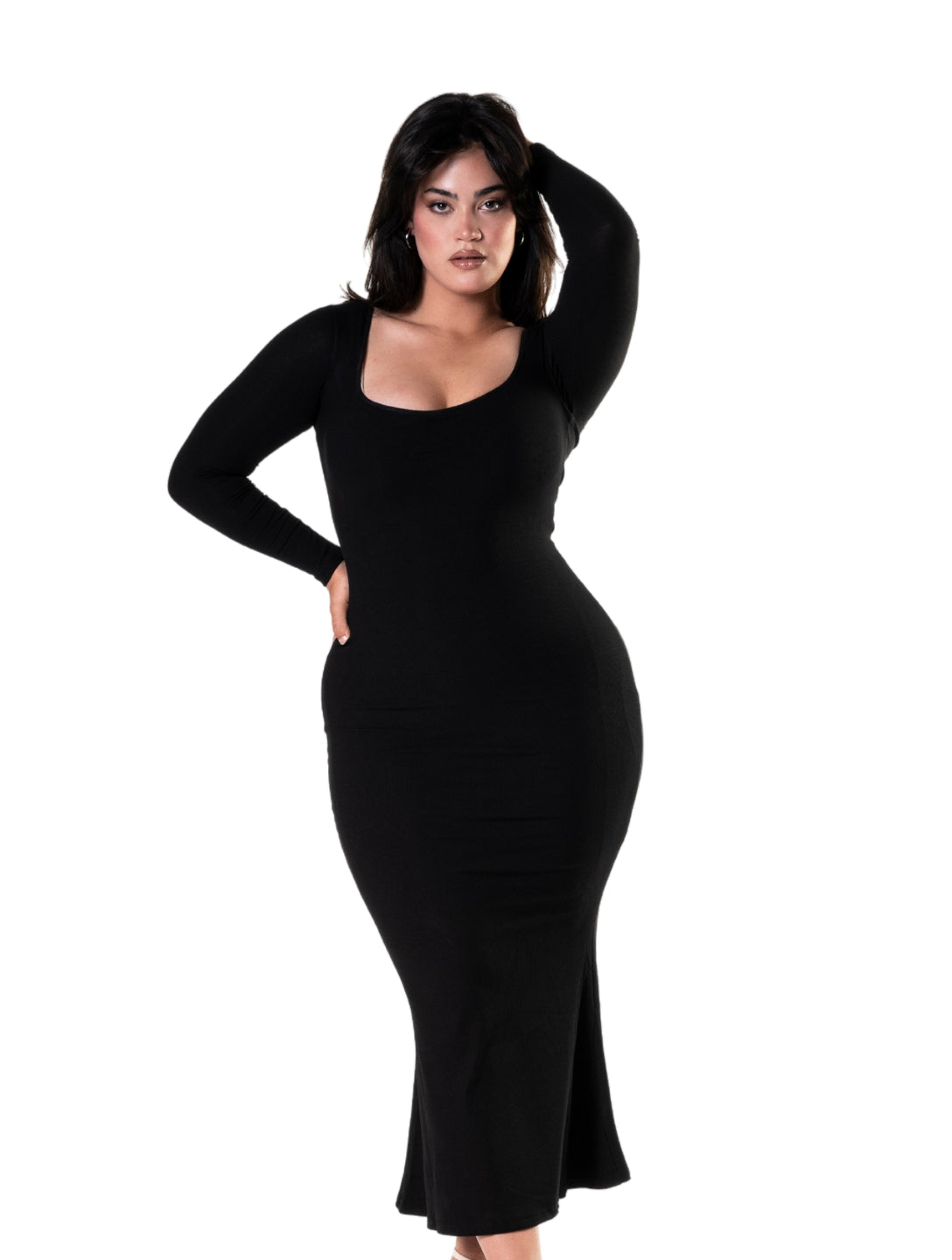 Shapewear Long Sleeve Dress - HeyShape