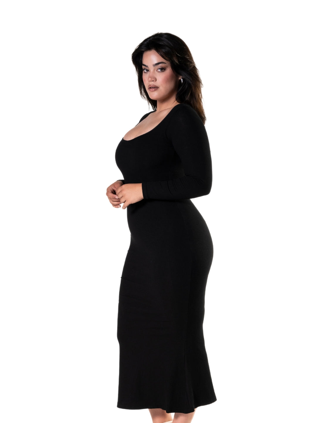 Shapewear Long Sleeve Dress - HeyShape